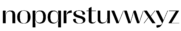 PPRightSansWide Regular Instance Font LOWERCASE