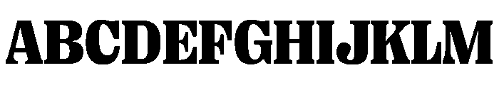PPRightSerif Black Instance Font UPPERCASE