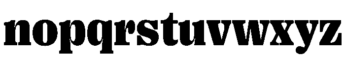PPRightSerif Black Instance Font LOWERCASE