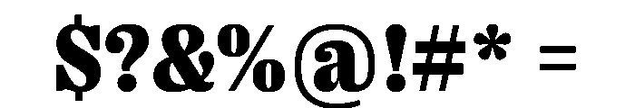 PPRightSerif CompactBlack Instance Font OTHER CHARS