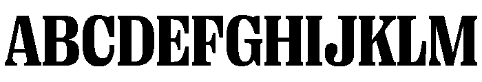 PPRightSerif CompactDark Instance Font UPPERCASE