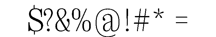 PPRightSerif CompactFine Instance Font OTHER CHARS