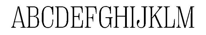 PPRightSerif CompactFine Instance Font UPPERCASE