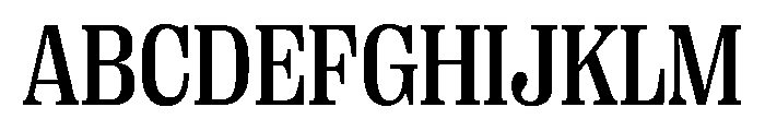 PPRightSerif CompactMedium Instance Font UPPERCASE