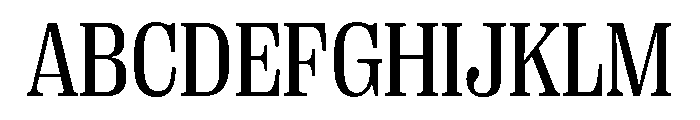 PPRightSerif CompactRegular Instance Font UPPERCASE