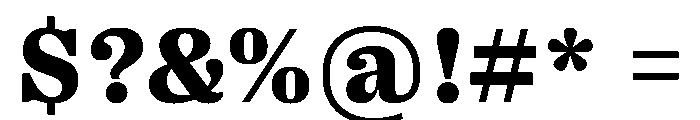 PPRightSerif Dark Font OTHER CHARS