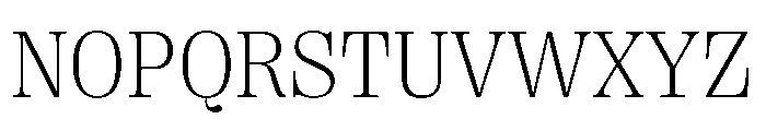 PPRightSerif Fine Font UPPERCASE