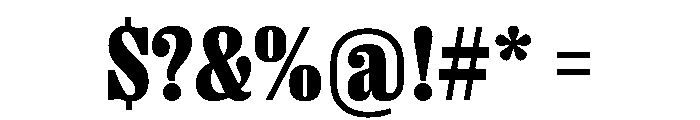 PPRightSerif NarrowBlack Instance Font OTHER CHARS