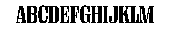 PPRightSerif NarrowDark Instance Font UPPERCASE
