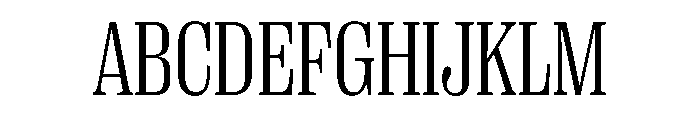 PPRightSerif NarrowLight Instance Font UPPERCASE