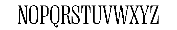 PPRightSerif NarrowLight Instance Font UPPERCASE