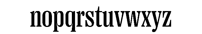 PPRightSerif NarrowMedium Instance Font LOWERCASE