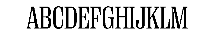 PPRightSerif NarrowRegular Instance Font UPPERCASE