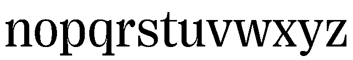 PPRightSerif Regular Font LOWERCASE