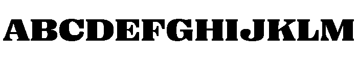 PPRightSerif SpatialBlack Instance Font UPPERCASE