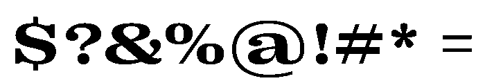 PPRightSerif SpatialBold Instance Font OTHER CHARS