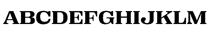 PPRightSerif SpatialBold Instance Font UPPERCASE