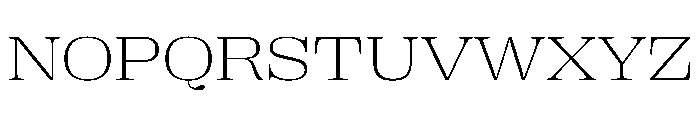 PPRightSerif SpatialFine Instance Font UPPERCASE