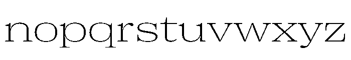 PPRightSerif SpatialFine Instance Font LOWERCASE