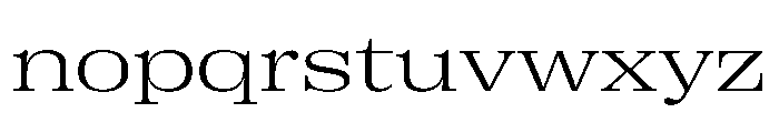 PPRightSerif SpatialLight Instance Font LOWERCASE
