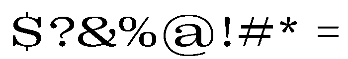 PPRightSerif SpatialRegular Instance Font OTHER CHARS