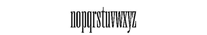 PPRightSerif TallFine Instance Font LOWERCASE