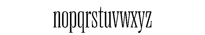 PPRightSerif TightFine Instance Font LOWERCASE