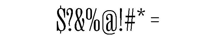 PPRightSerif TightLight Instance Font OTHER CHARS