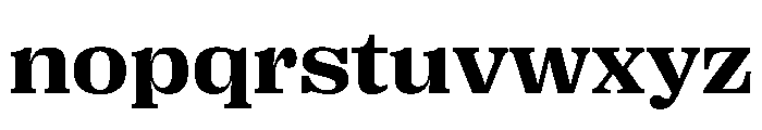 PPRightSerif WideBold Instance Font LOWERCASE