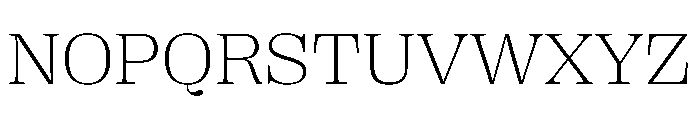 PPRightSerif WideFine Instance Font UPPERCASE