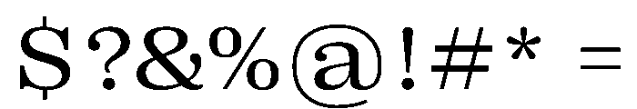 PPRightSerif WideRegular Instance Font OTHER CHARS