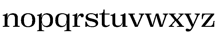 PPRightSerif WideRegular Instance Font LOWERCASE