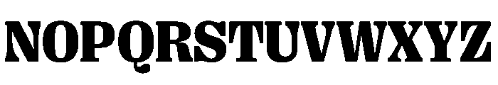 PPRightSerifCasual Black Instance Font UPPERCASE