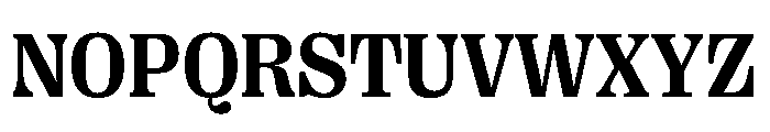 PPRightSerifCasual Bold Instance Font UPPERCASE