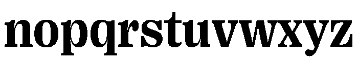 PPRightSerifCasual Bold Instance Font LOWERCASE