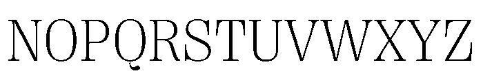 PPRightSerifCasual Fine Instance Font UPPERCASE