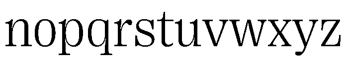 PPRightSerifCasual Light Instance Font LOWERCASE