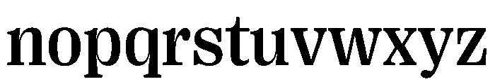 PPRightSerifCasual Medium Instance Font LOWERCASE