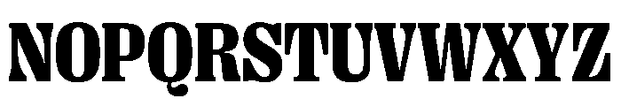 PPRightSerifCompact Black Instance Font UPPERCASE