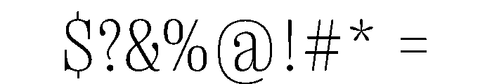 PPRightSerifCompact Fine Instance Font OTHER CHARS