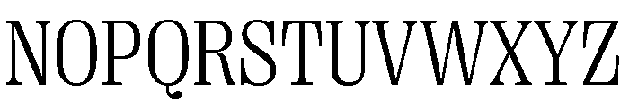PPRightSerifCompact Light Instance Font UPPERCASE
