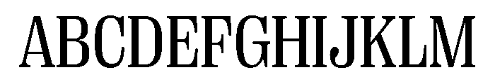 PPRightSerifCompact Regular Instance Font UPPERCASE