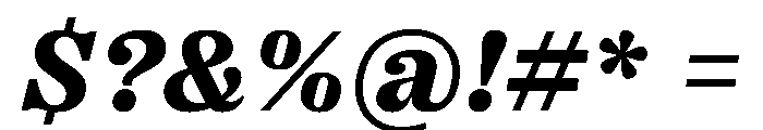PPRightSerifItalic Dark Instance Font OTHER CHARS