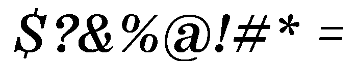 PPRightSerifItalic Medium Instance Font OTHER CHARS