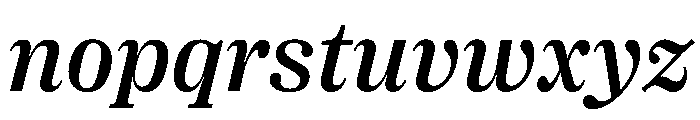 PPRightSerifItalic Medium Instance Font LOWERCASE