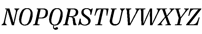 PPRightSerifItalic Regular Instance Font UPPERCASE