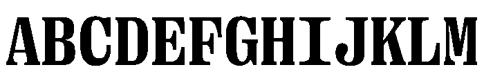 PPRightSerifMono Dark Instance Font UPPERCASE