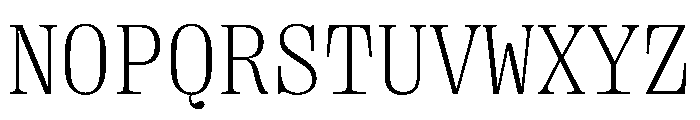 PPRightSerifMono Fine Instance Font UPPERCASE