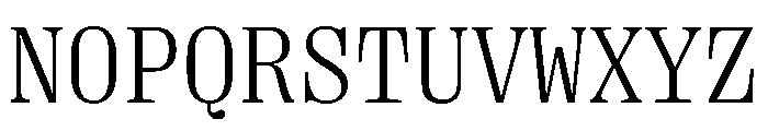PPRightSerifMono Light Instance Font UPPERCASE