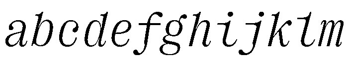 PPRightSerifMono LightItalic FONT